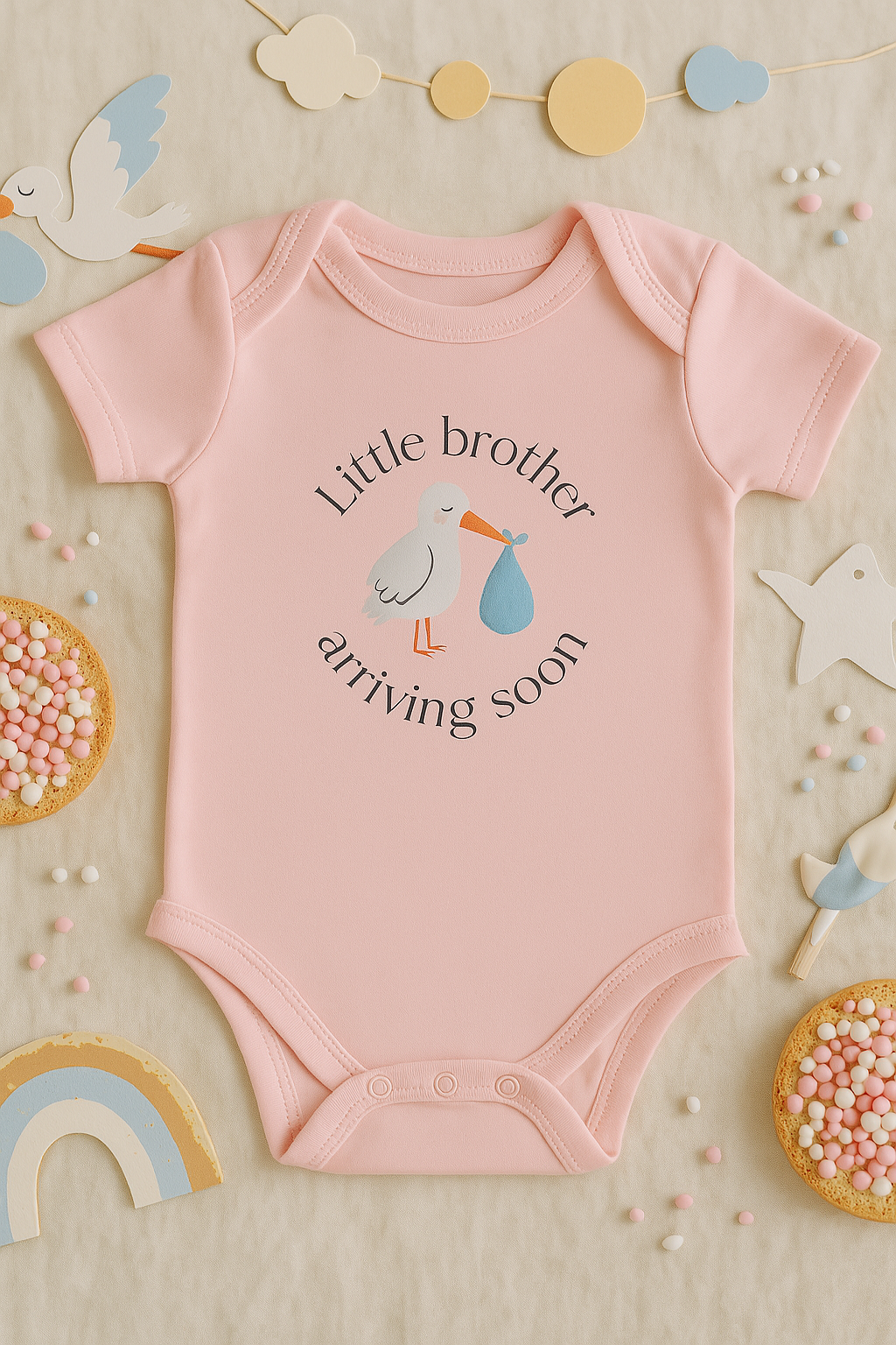 Little Brother coming soon - romper