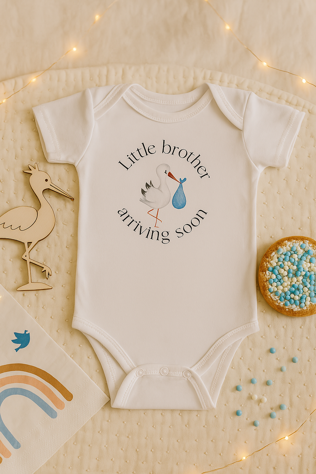Little Brother coming soon - romper