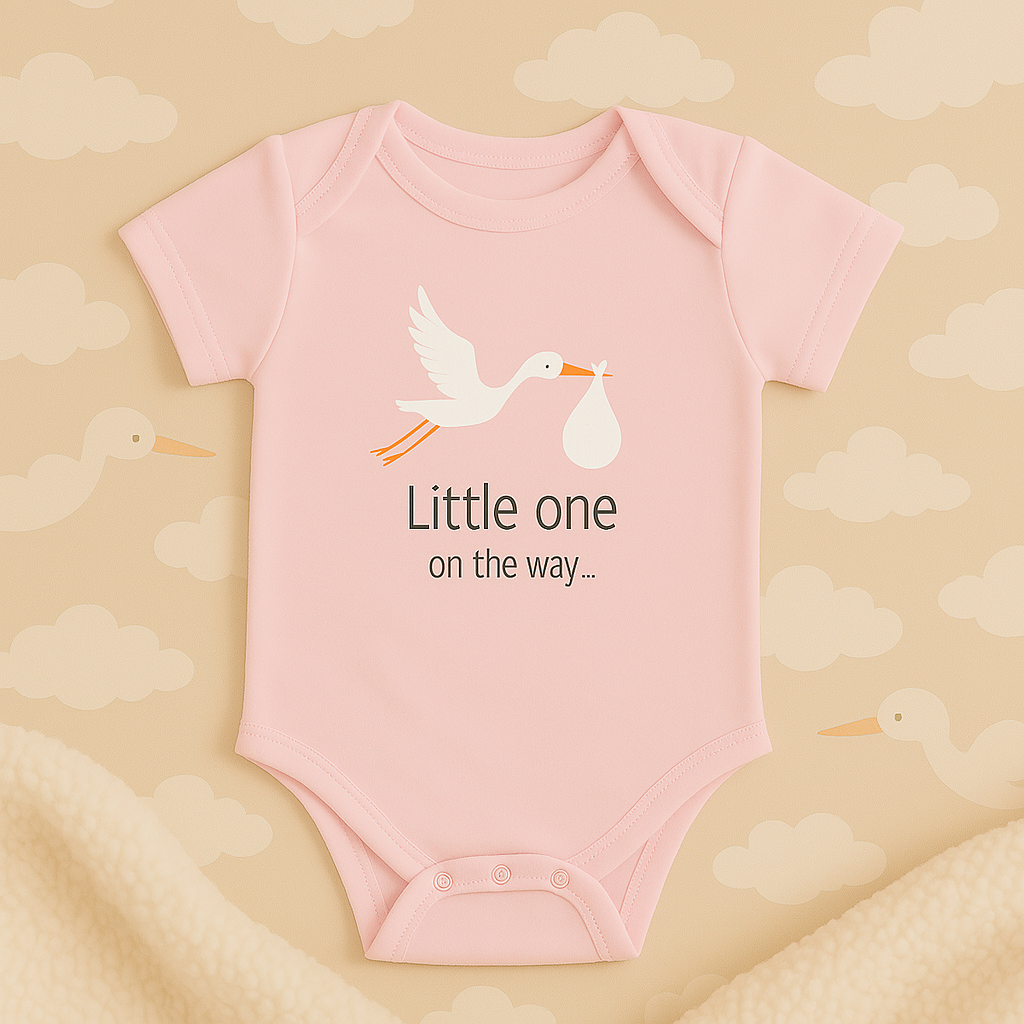 Little one on the way - romper