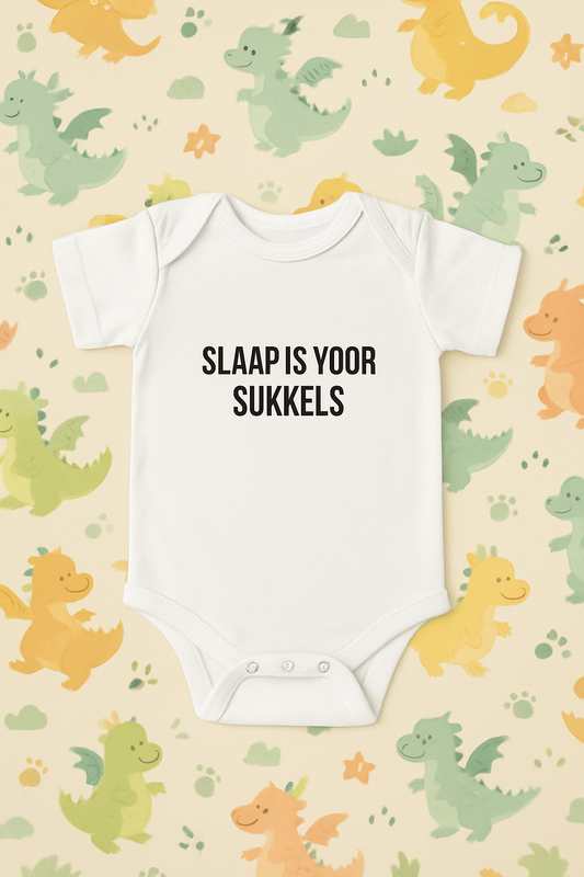 Slaap is voor sukkels - romper
