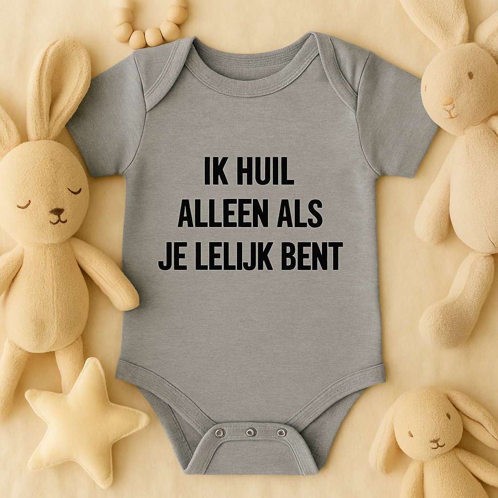 Ik huil alleen als je lelijk bent - romper