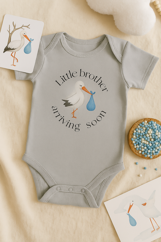 Little Brother coming soon - romper