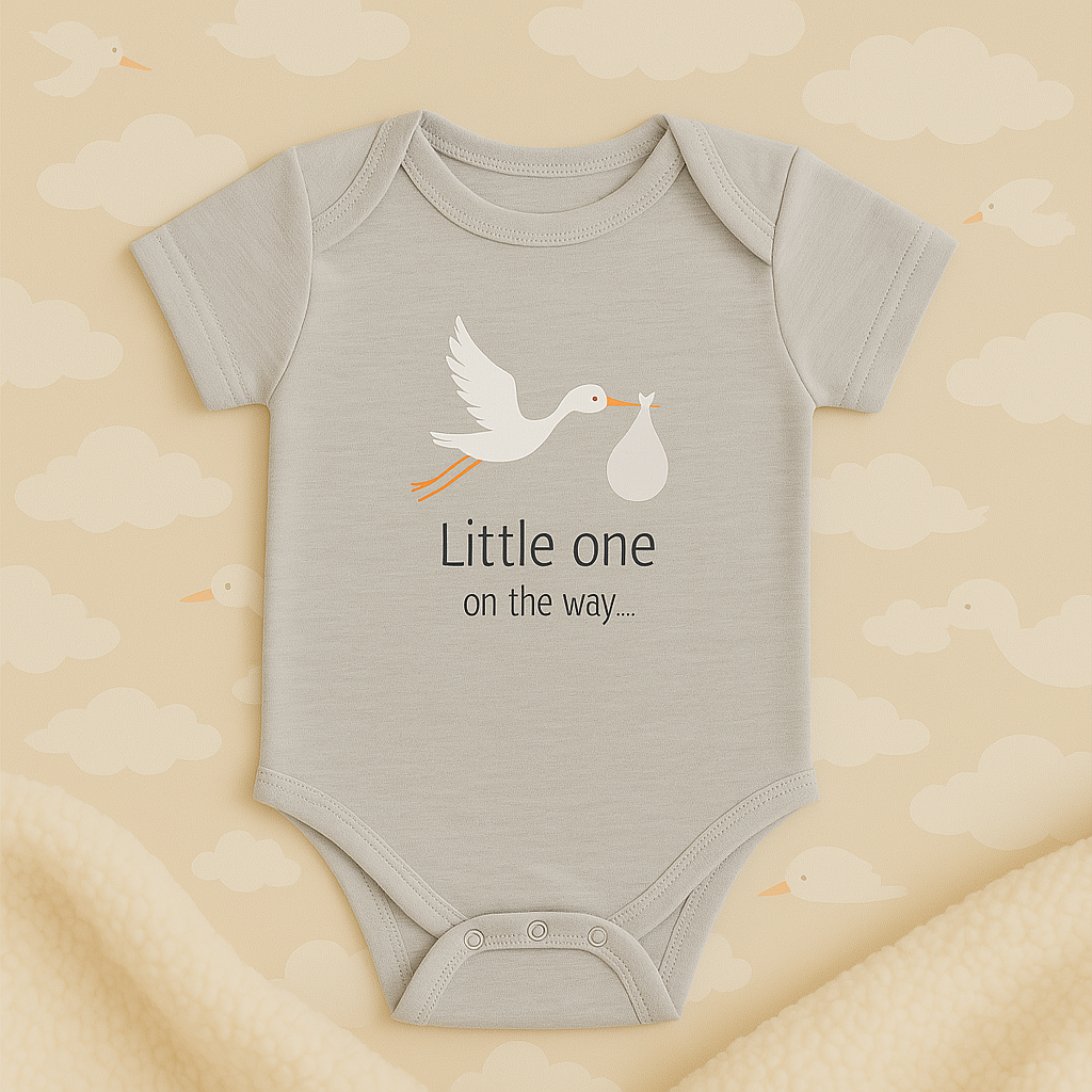 Little one on the way - romper